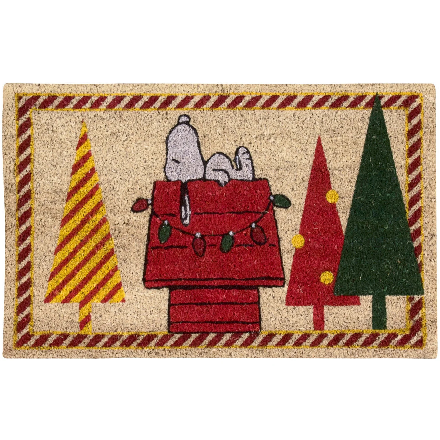 Nourison Peanuts Holiday Coir Doormat 18x28 - Walmart.com | Walmart (US)