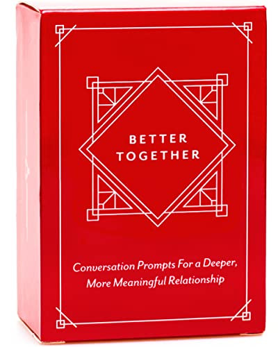 BETTER TOGETHER Honest Conversation Starter Couple Games - 100 Romantic & Deep Couple Questions Card Games - Relationship Cards for Couples Date Night Game Ideas Stocking Stuffer Ideas for Him Her | Amazon (US)