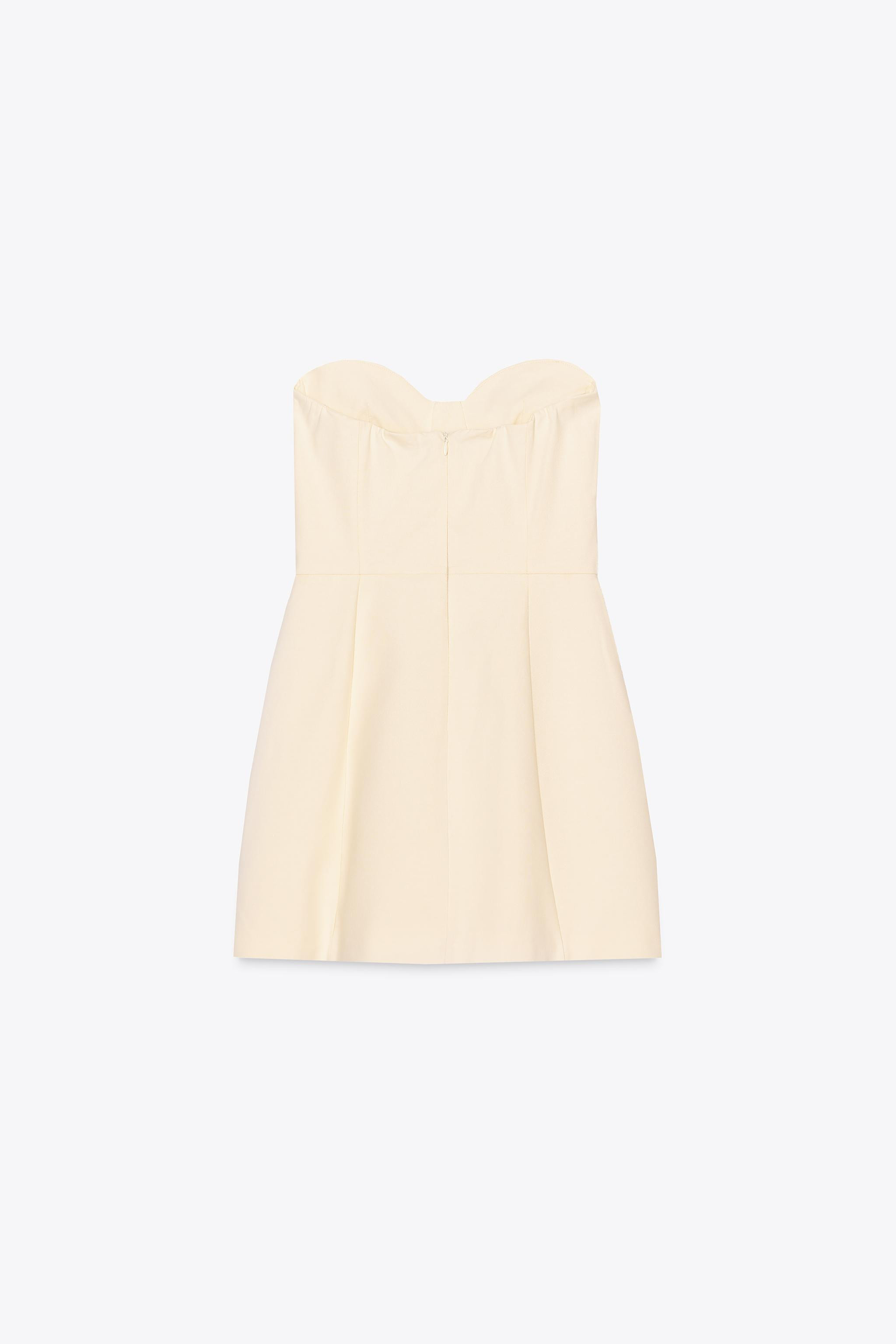 STRAPLESS MINI DRESS | Zara UK