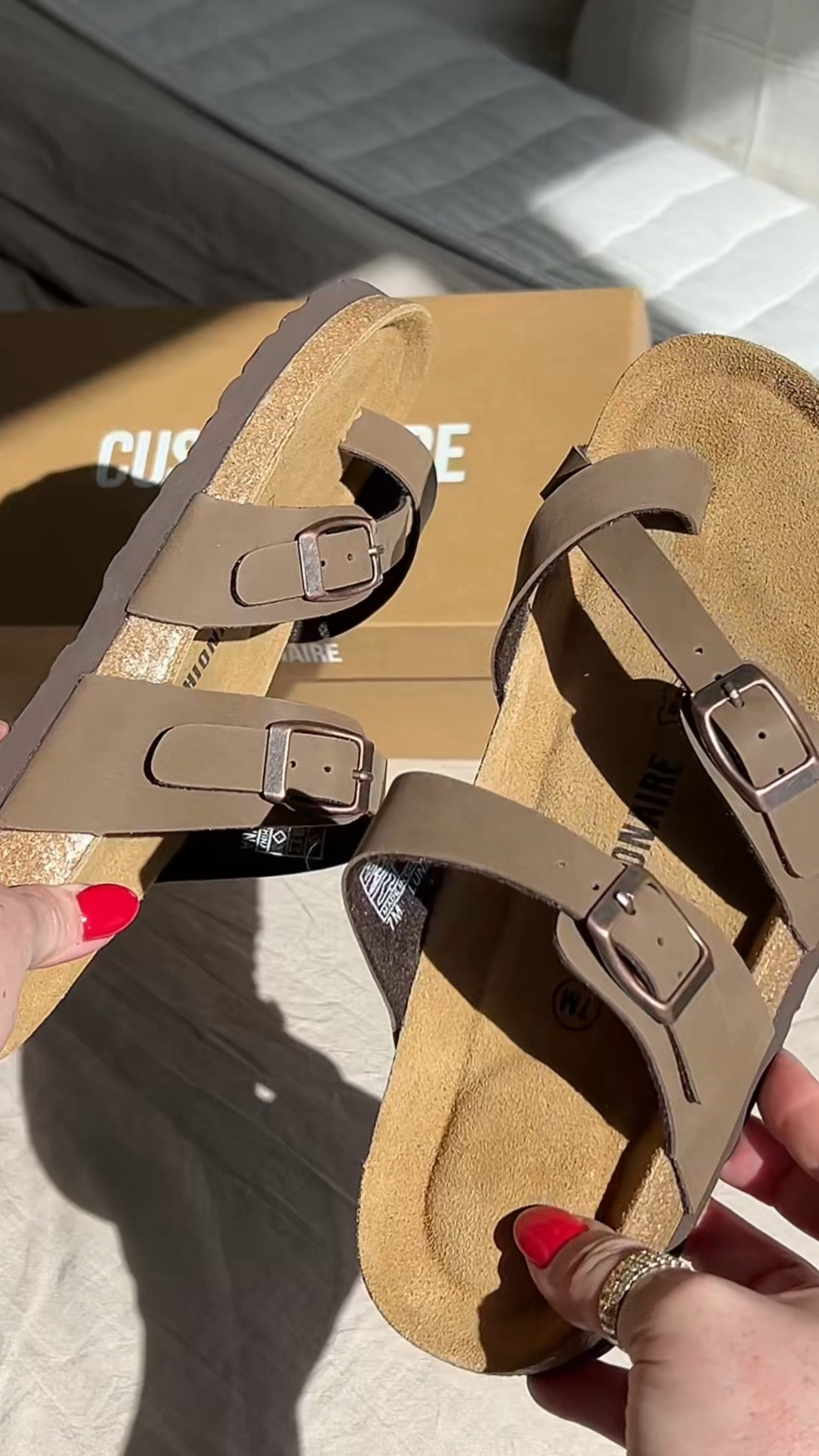 Comfy summer sandals. They are true to size!

Sandals, women’s sandals, footwear, summer fashion 

#LTKootd #LTKSaleAlert #LTKspringtrends