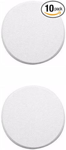 Wideskall® White Round Door Knob Wall Shield Self Adhesive Protector (3" inch Standard Size, 2.0... | Amazon (US)