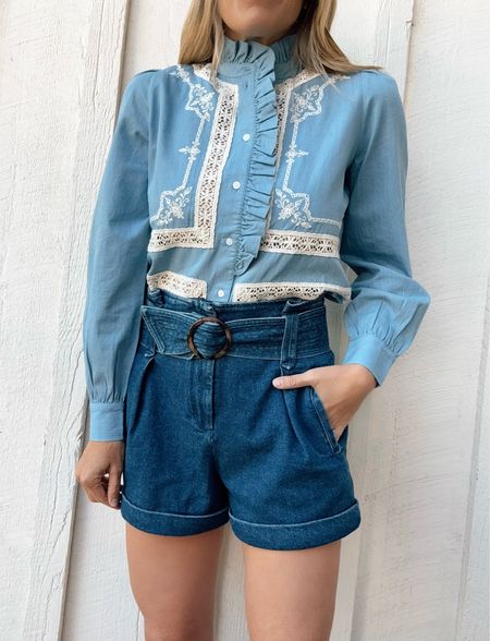 Sezane outfit for summer, love how flattering these shorts are and I’m wearing size 4

#LTKStyleTip