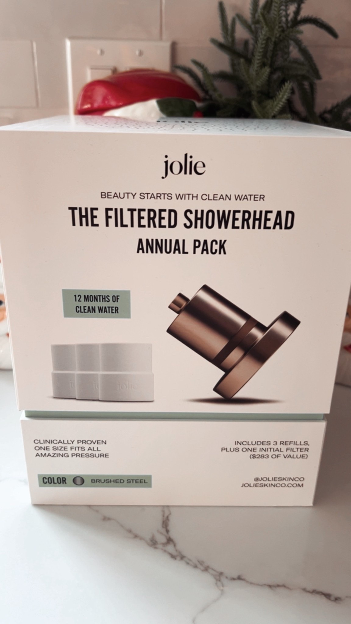 A great gift idea for someone who has everything! Jolie filtered shower head. Gift ideas  

#LTKSaleAlert #LTKHoliday #LTKGiftGuide