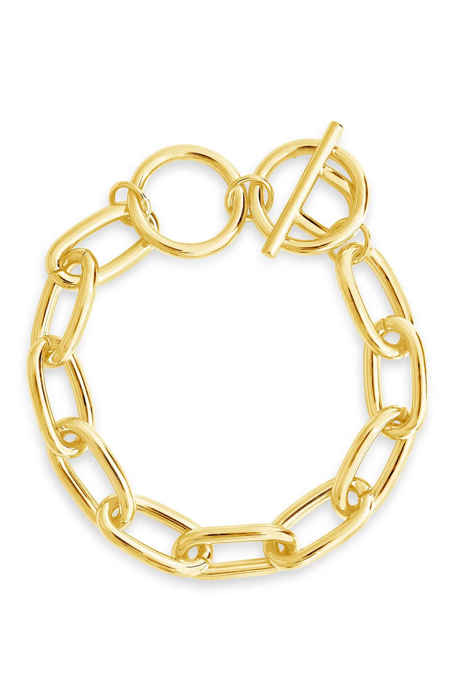 Sterling Forever 14K Gold Plated Linked Bracelet | Nordstromrack | Nordstrom Rack