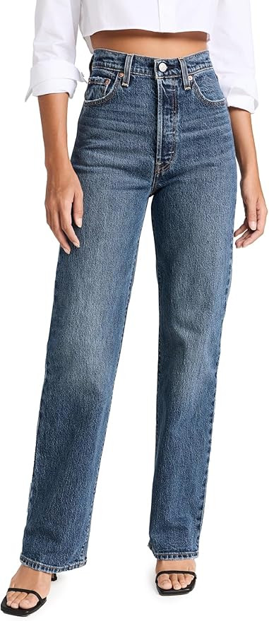 Levi's Womens Ribcage Full Length Jeans | Amazon (US)