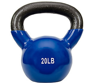 Sunny Health & Fitness Vinyl-Coated Kettle Bell, 20 lb | QVC