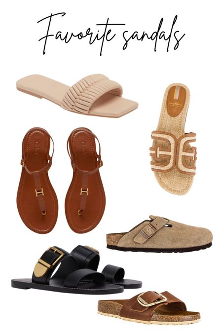 Favorite summer and spring sandals 

#LTKfindsunder50 #LTKshoecrush #LTKSeasonal