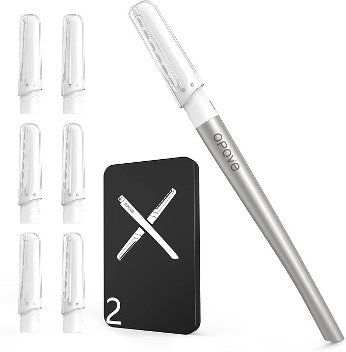 opove Dermaplaning Tool Set,Professional Dermaplane Tools with 6 Refill Blades,Peach Fuzz Removal... | Amazon (US)