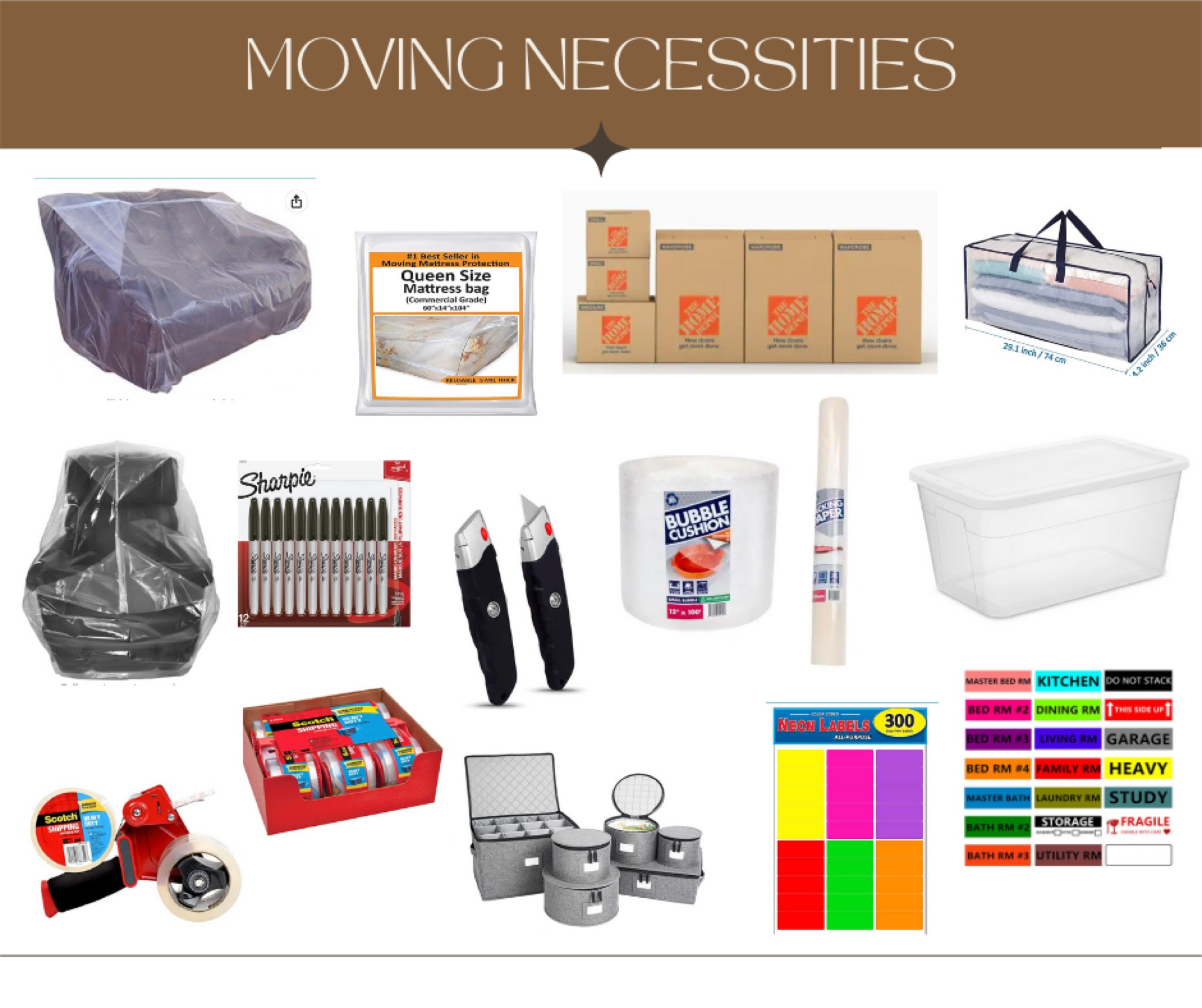 moving/packing essentials!! 

#LTKhome #LTKSeasonal