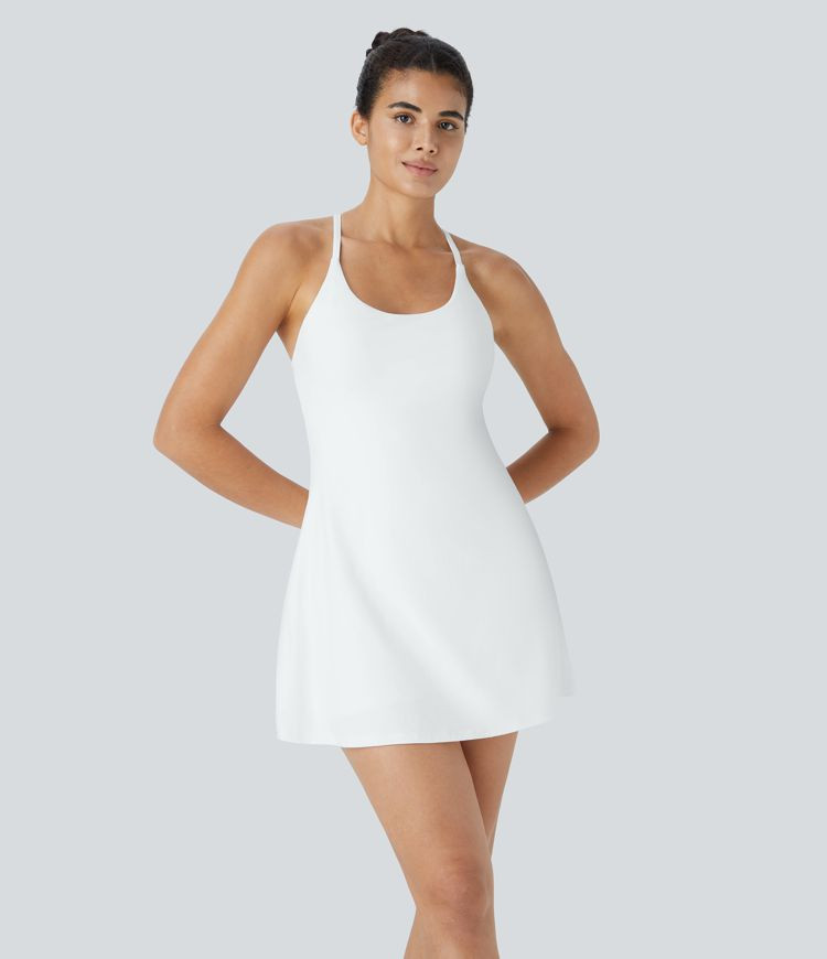 Women’s Softlyzero™ Plush Backless Active Dress-Easy Peezy Edition - Halara | HALARA