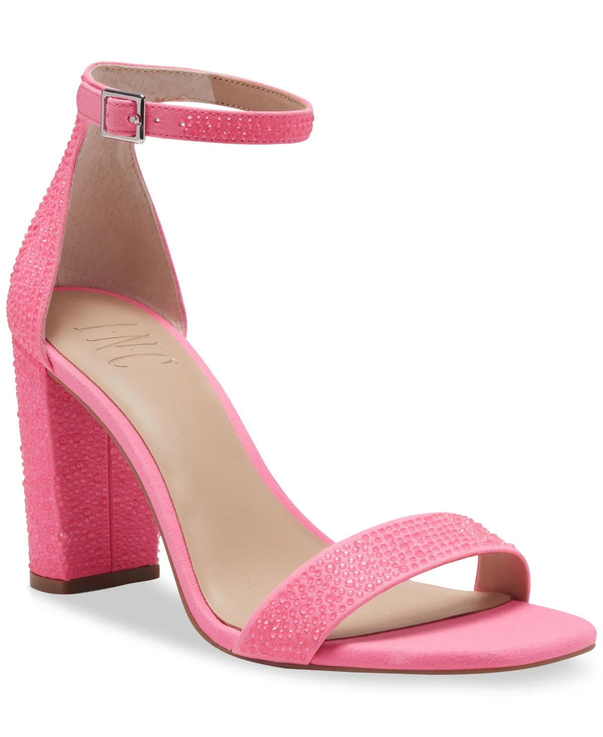 I.N.C. International Concepts Womens Lexini Two-Piece Sanda Hot Pink Bling 7M | Walmart (US)