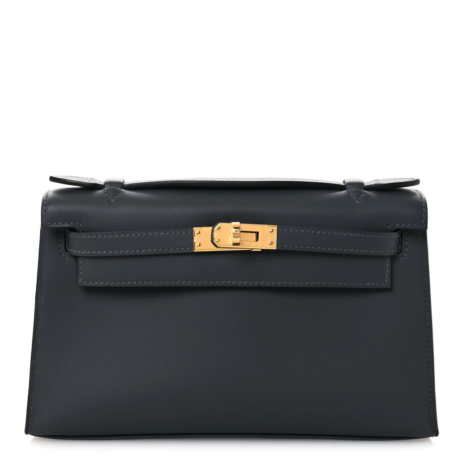 Swift Kelly Pochette Clutch Ardoise | FASHIONPHILE (US)