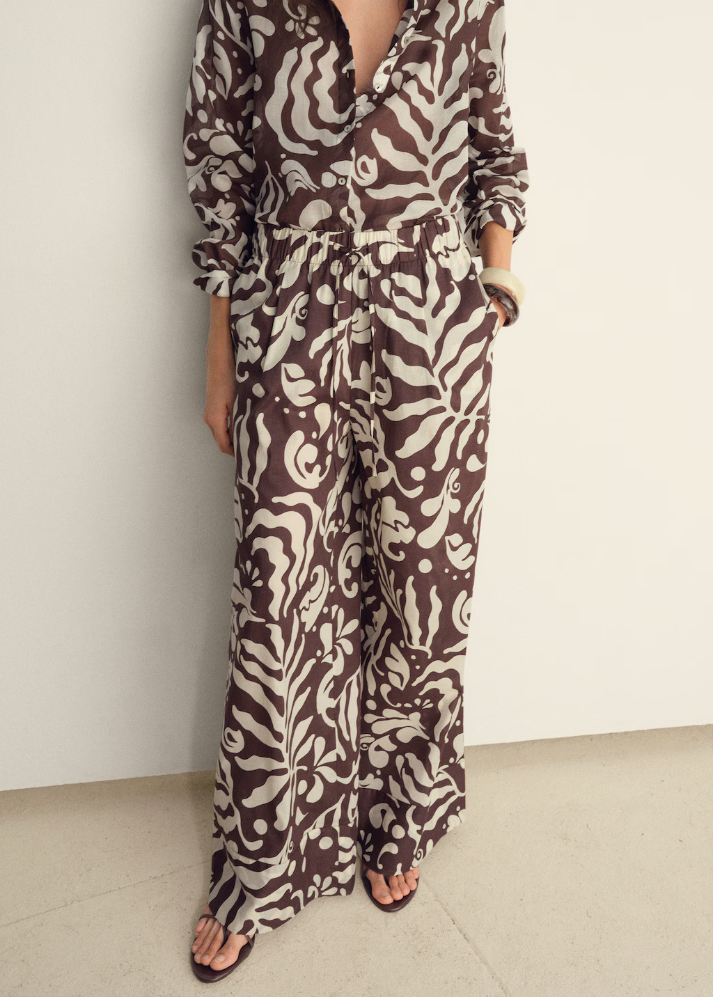 Bedruckte Baumwollhose - Damen | MANGO Deutschland | Mango EU