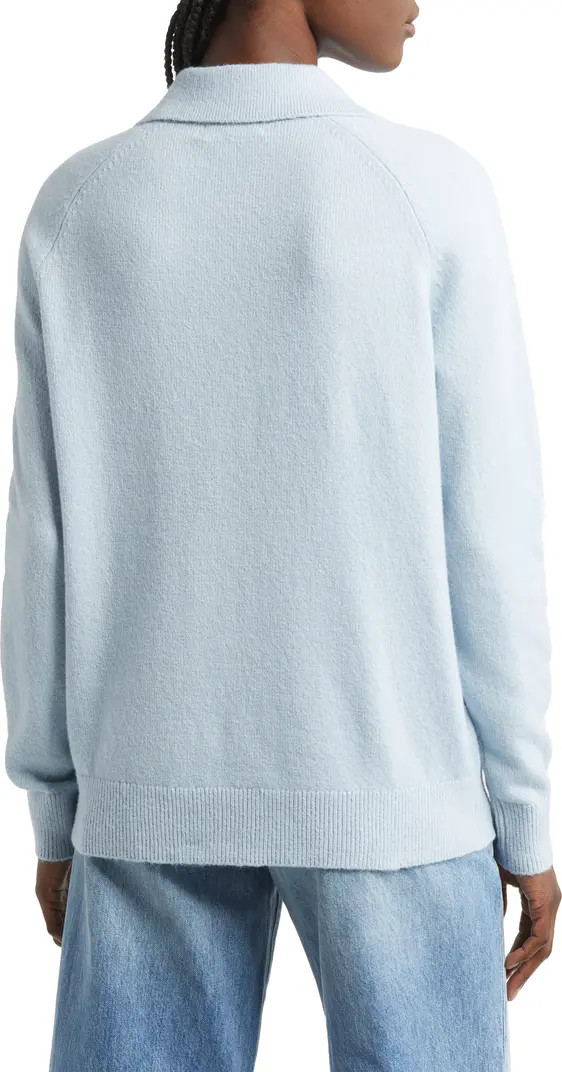 Cotton Blend Polo Sweater | Nordstrom