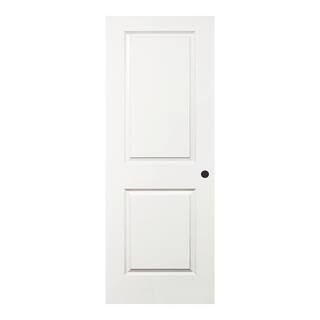 Steves & Sons 32 in. x 80 in. 2-Panel Squaretop Molded White Primed Solid Core Composite Interior... | The Home Depot
