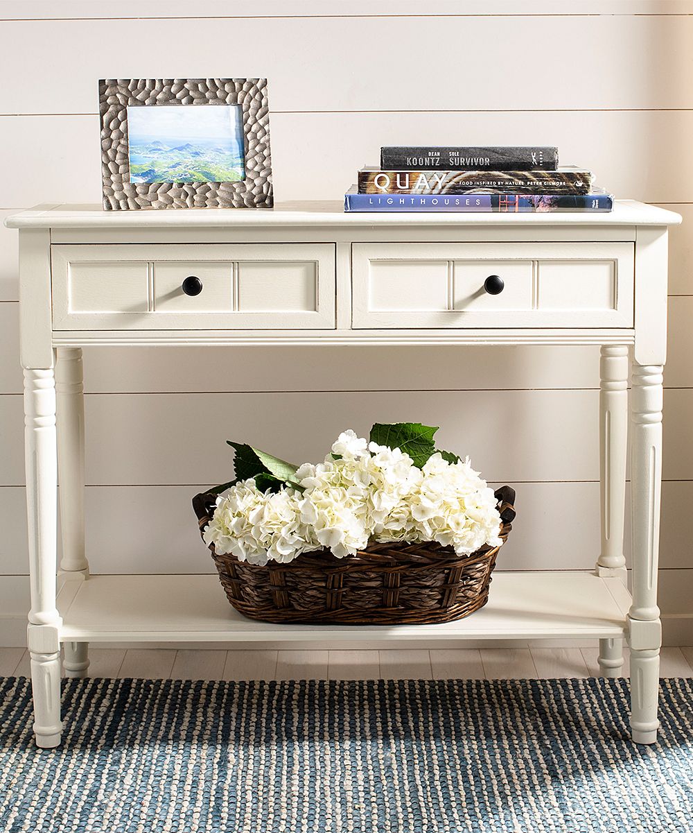 Safavieh Console and Sofa Tables DISTRESSED - Distressed Cream Jaime Console | Zulily
