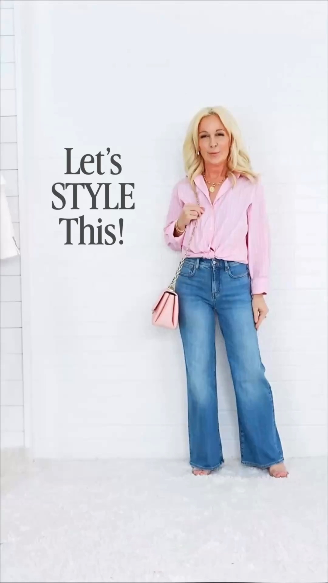 Let’s STYLE this outfit together! 🤍

We start with a classic Oxford shirt… but let’s be honest — a bulky button-up doesn’t tuck well into slim trouser jeans. 👚👖

Instead of fighting the fabric, here’s the styling trick:

✨ Knot the shirt at the waist and tuck the knot under.

Instant waist definition.
Instant hourglass silhouette.
And suddenly the whole outfit feels effortless instead of bulky.

 ✨ Add a few accents  — and now we have that cool-girl Spring 2026 vibe without looking like you tried too hard. 

🌸 Sometimes the secret to great style isn’t buying something new…
it’s simply styling what you already have better.

🎥 I show you how to style MORE spring outfits in the longer Y**T* video. 

💬 Comment EFFORTLESS if you love this cool-girl style.
🌸 Comment SPRING if you’re ready for Spring fashion.

🌸Midlife It Girl Energy,
Valarie



Spring Outfits
Spring Fashion
Spring Style
Classic Style
American Style

#LTKPetite #LTKOver40 #LTKSeasonal