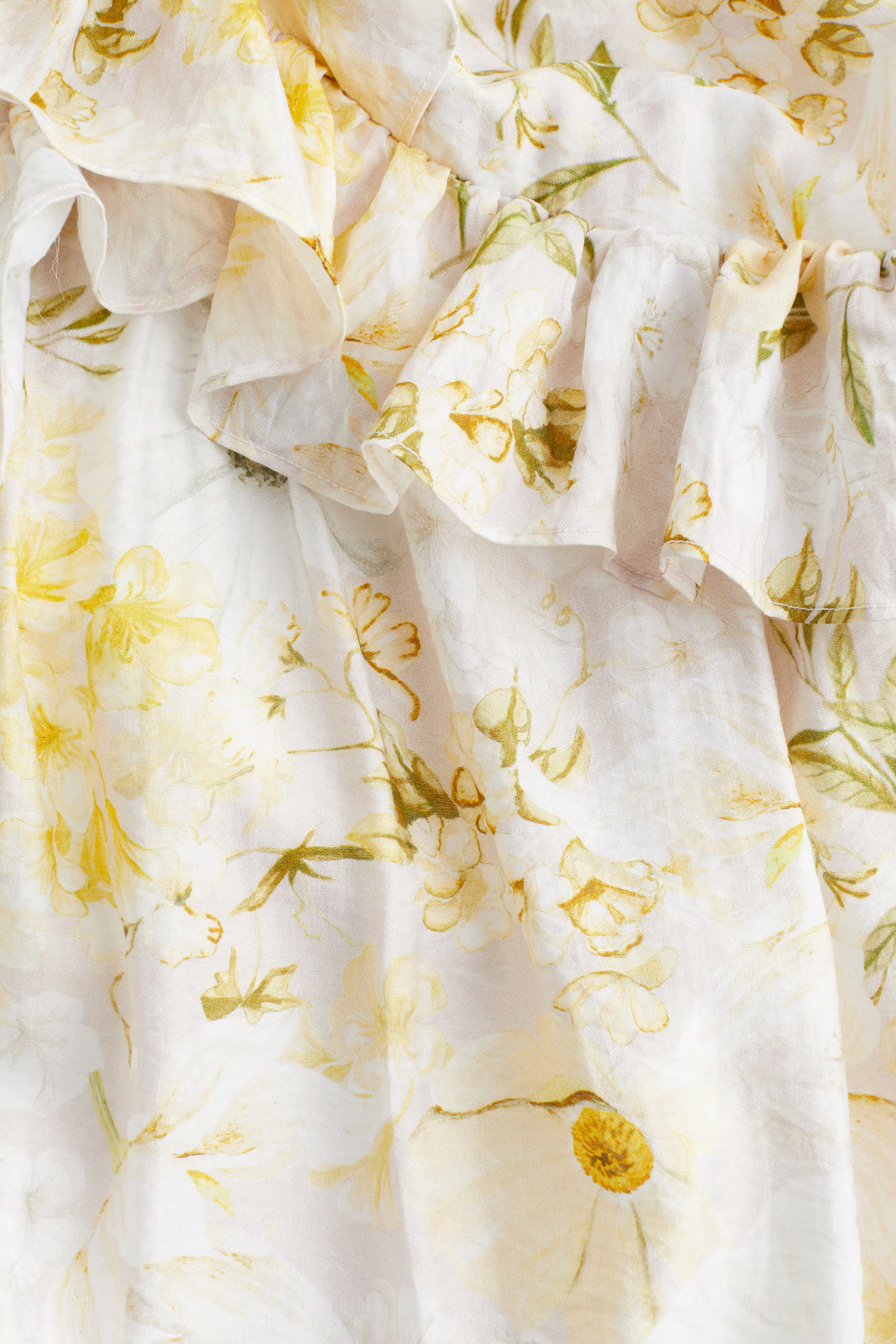 Frill-trimmed midi dress | H&M (UK, MY, IN, SG, PH, TW, HK)