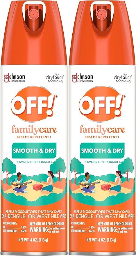 OFF! Family Care Insect & Mosquito Repellent, Bug Spray Containing 15% DEET, Protects Against Mos... | Amazon (US)