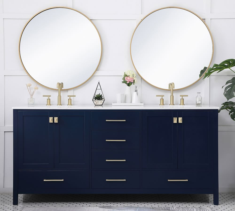 Riola 72" Double Sink Vanity | Pottery Barn (US)