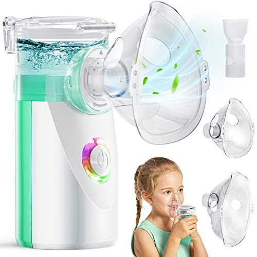 Getkitchy Nebulizer Machine for Adults and Kids,Portable Nebulizer,Handheld Nebulizer,Mesh Nebulizer for Home Use | Amazon (US)
