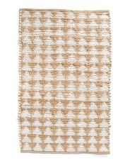 27x42 Jute And Cotton Blend Hosiery Artisan Made Accent Rug | Home | Marshalls | Marshalls