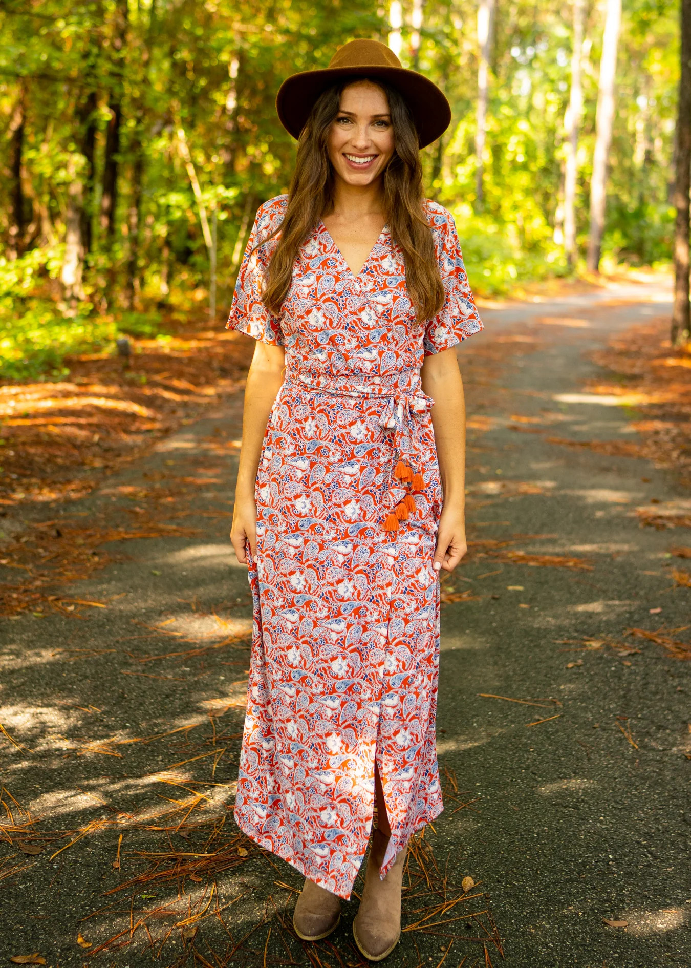 Savannah Belted Wrap Maxi Dress | Cabana Life