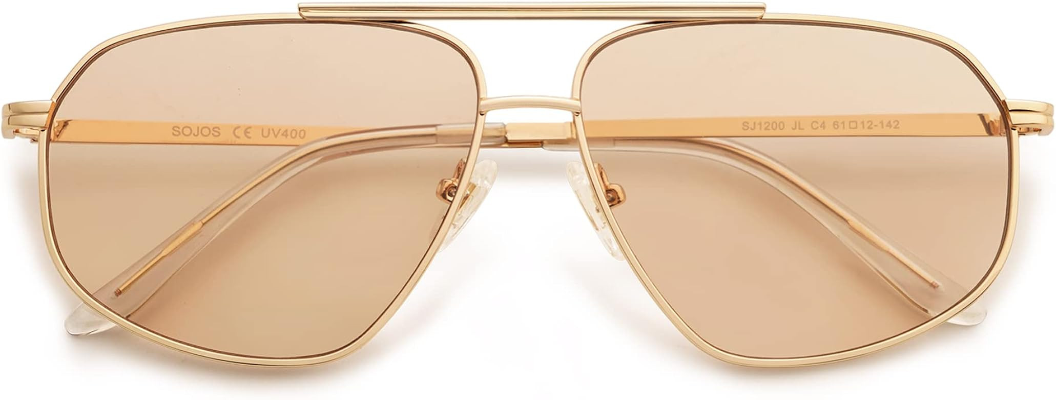 SOJOS Retro Hexagon Aviator Sunglasses for Women Men Trendy Vintage UV400 Protection Shades SJ120... | Amazon (US)