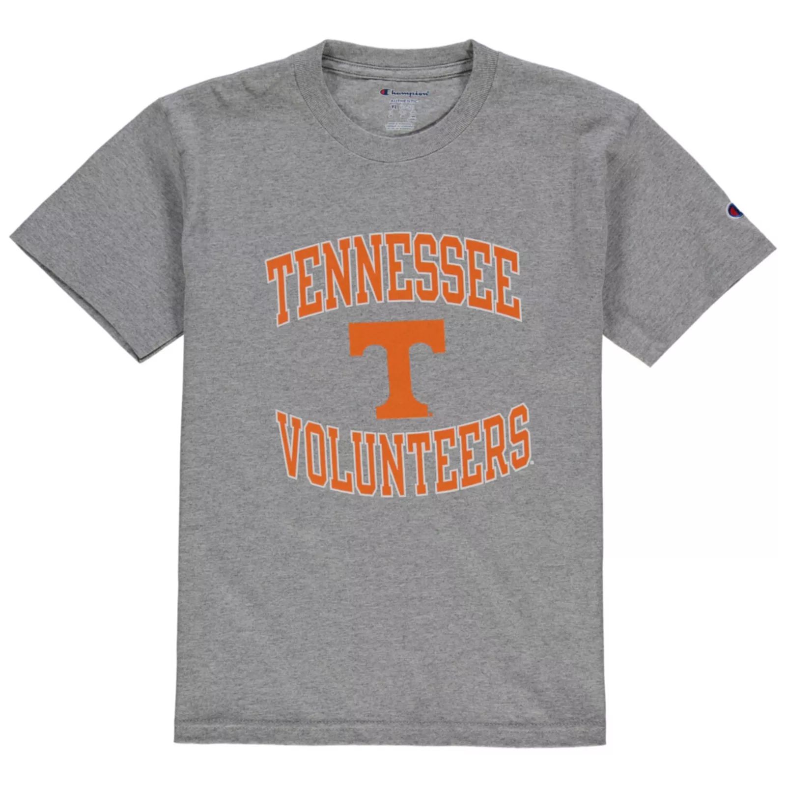 Youth Champion Gray Tennessee Volunteers Circling Team Jersey T-Shirt, Boy's, Size: YTH Medium, Grey | Kohl's
