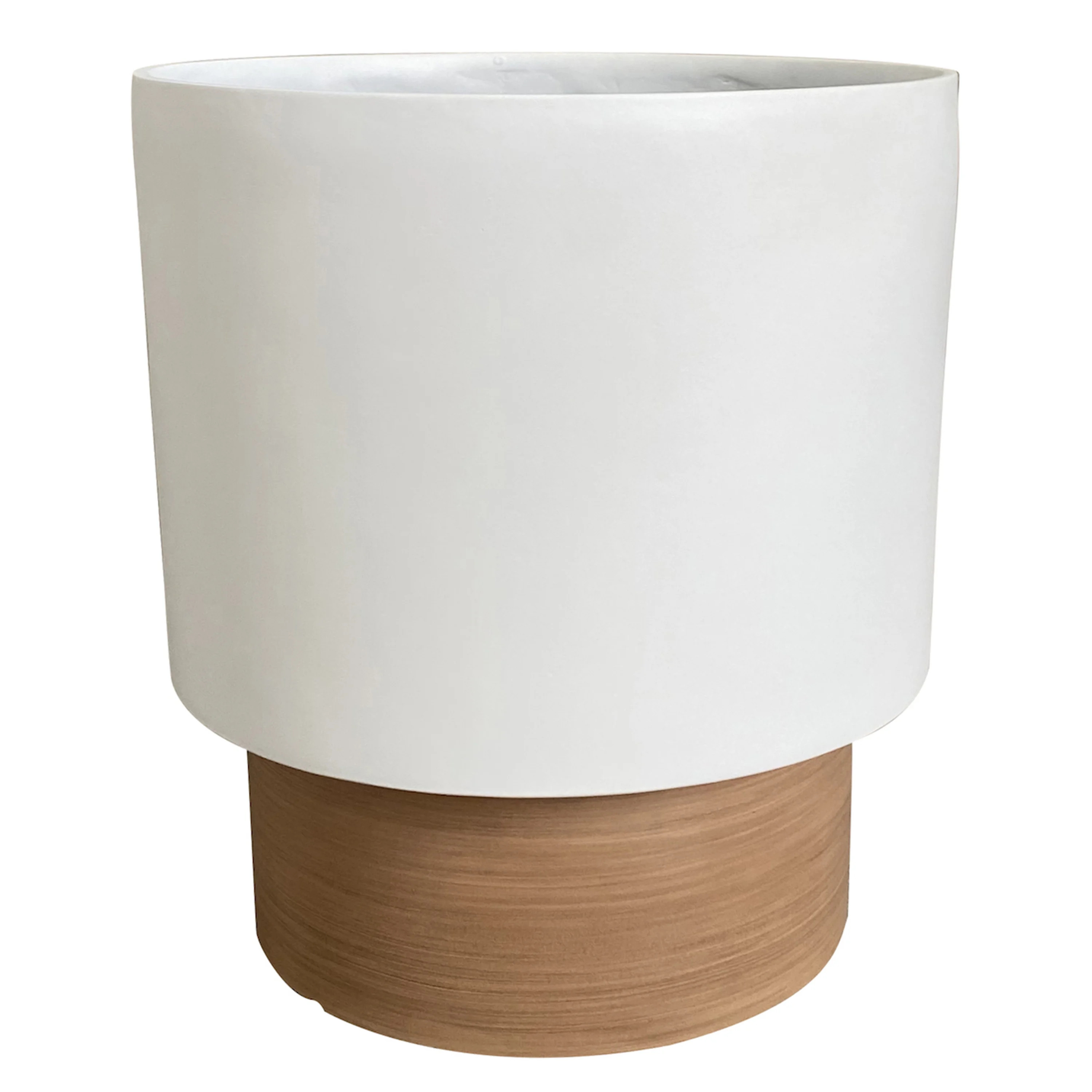 Better Homes & Gardens 14" x 14" x 15" Laurie White Resin Planter | Walmart (US)