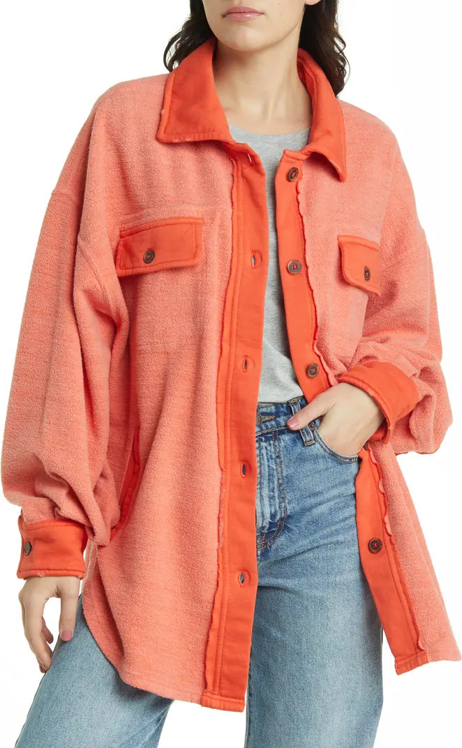 We the Free Ruby Fleece Shirt Jacket | Nordstrom