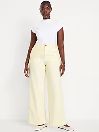 High-Waisted Baggy Wide-Leg Jeans | Old Navy | Old Navy (US)