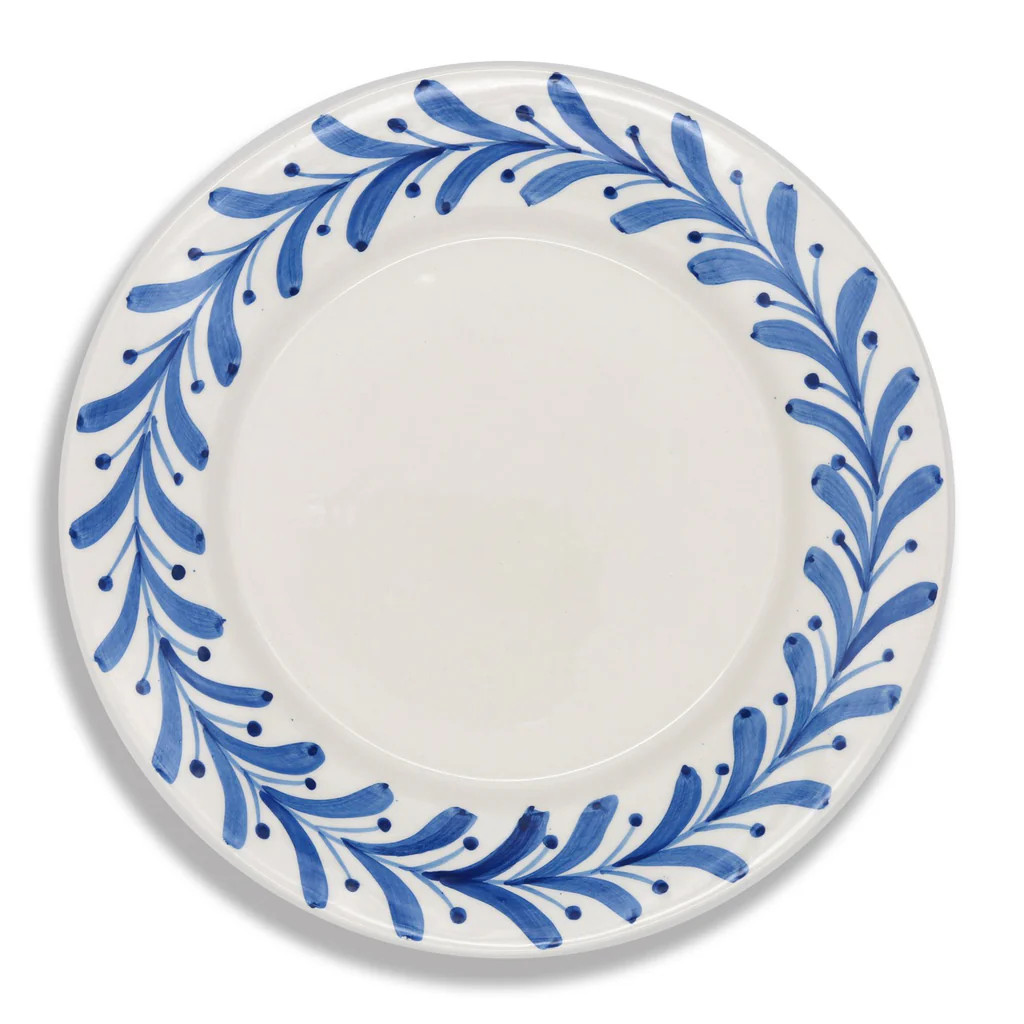Anna Blue Dinner Plate | Over The Moon