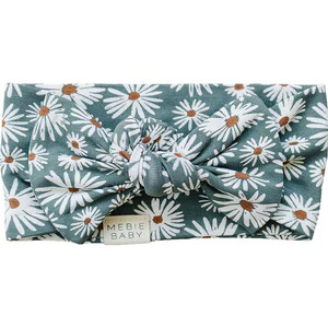 Mebie Baby Mustard Floral Bamboo Head Wrap | Mebie Baby