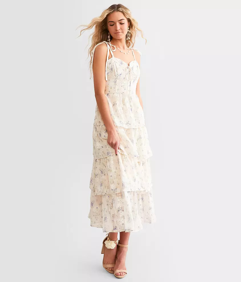 Storia Tiered Midi Dress | Buckle