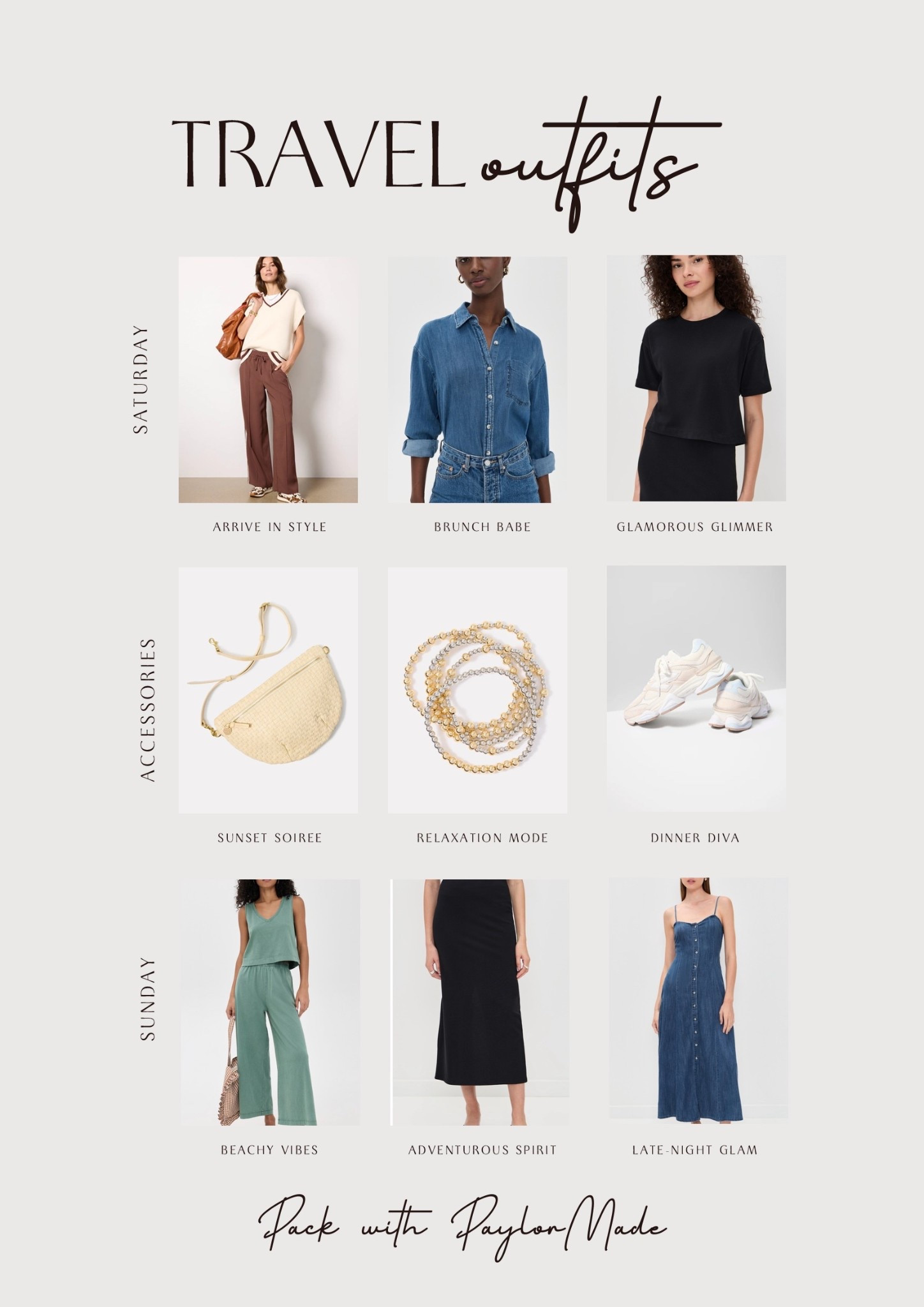 Pack with PaylorMade: Weekend Trip

#LTKStyleTip #LTKTravel #LTKFindsUnder100