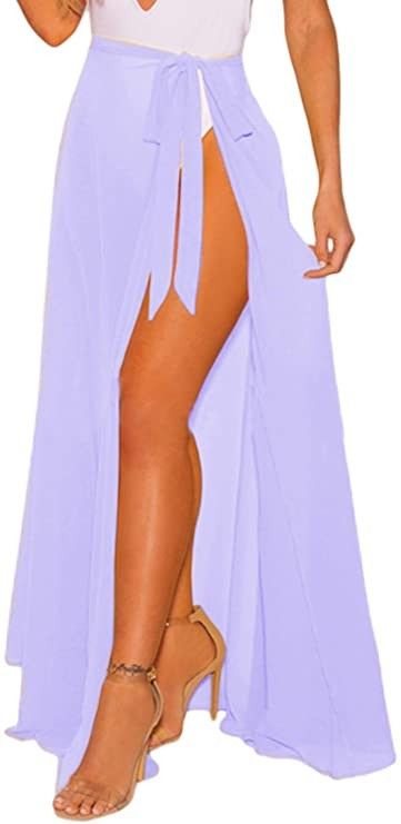 OmicGot Women's Swimsuit Cover Up Beach Sarong Wrap Maxi Skirt, Amazon Skirt Outfit, Beach OOTD | Amazon (US)