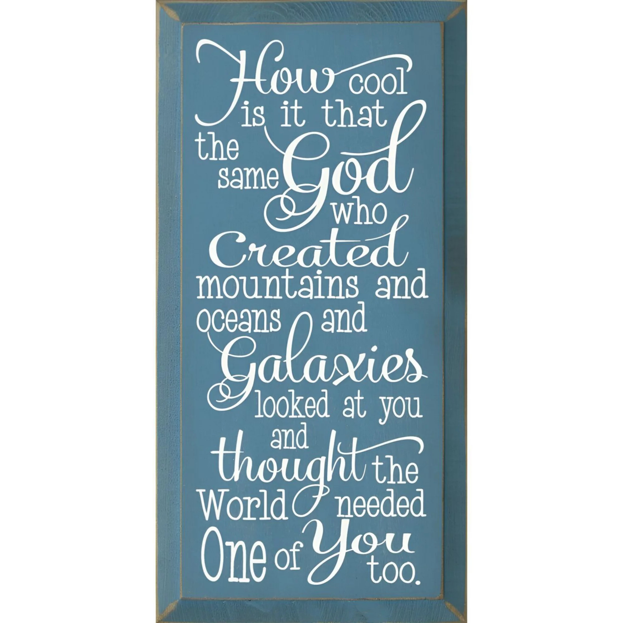 Christian Encouragement Quote Wooden Wall Decor for Bedroom or Entryway | Kohl's