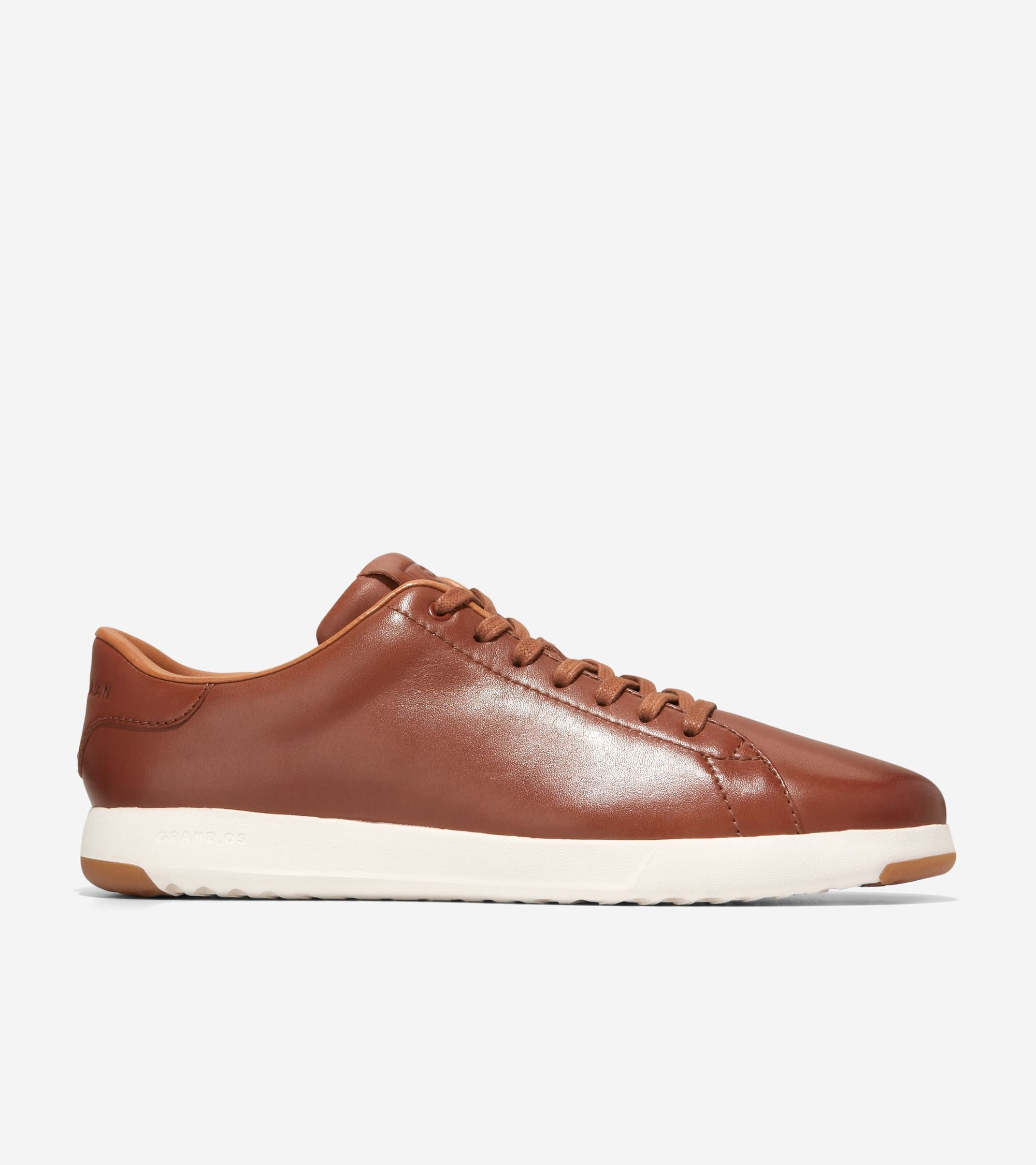 Men's GrandPrø Tennis Sneaker in Light Brown | Cole Haan | Cole Haan (US)