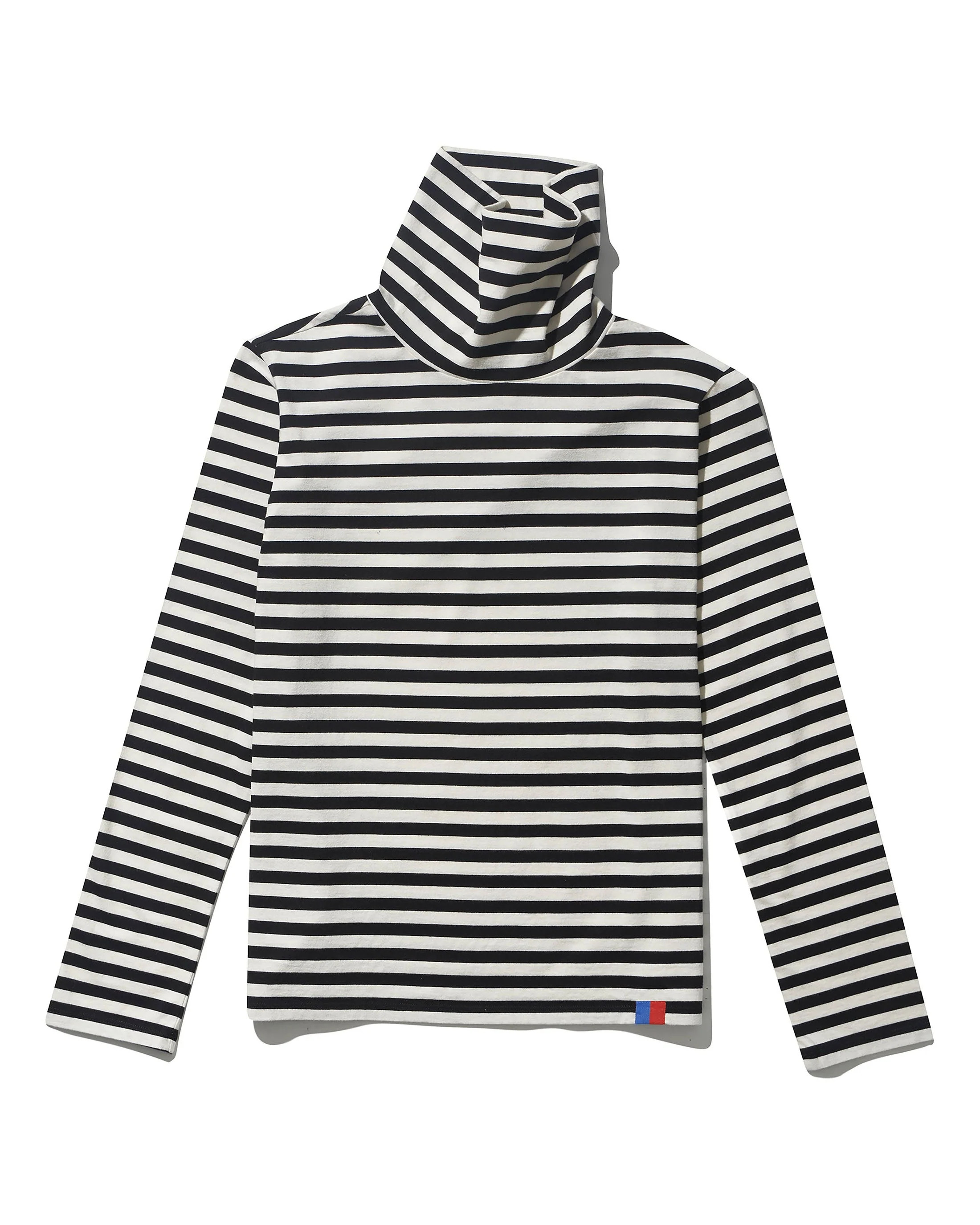 The Turtleneck - Black/Cream | KULE (US)