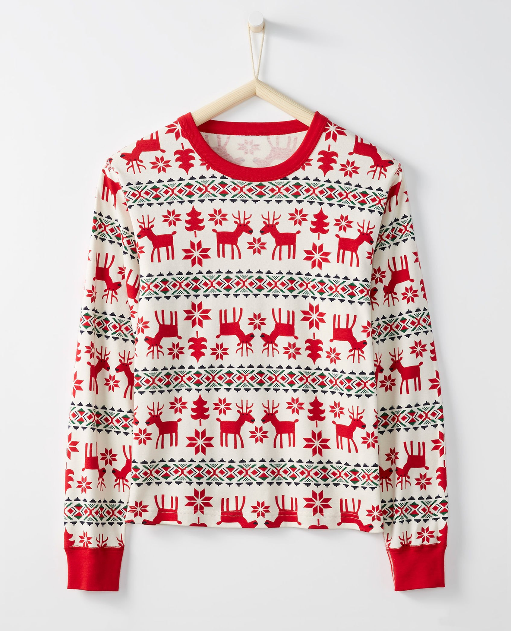 Adult Long John Pajama Top In Organic Cotton | Hanna Andersson