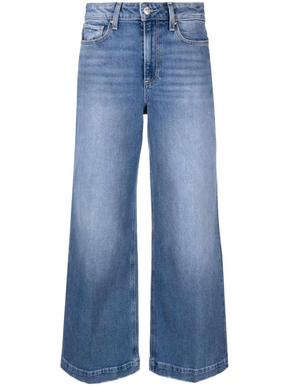 Harper wide-leg cropped jeans | Farfetch Global