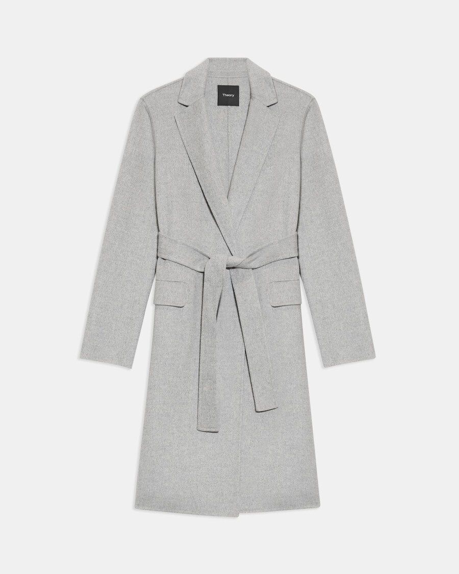 Belted Coat in Double-Face Wool-Cashmere | Theory