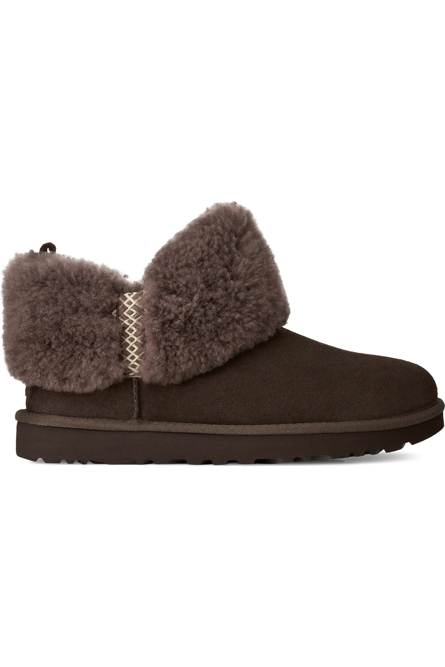 Ultra Mini Braid Genuine Shearling Bootie (Women) | Nordstrom | Nordstrom