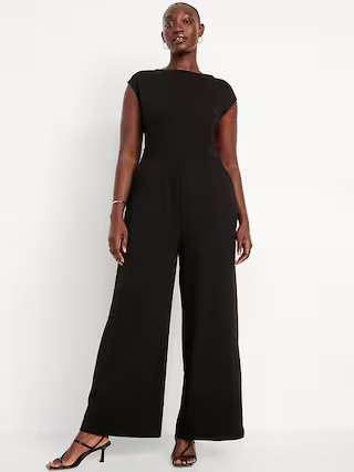 Ponte-Knit Jumpsuit | Old Navy (US)