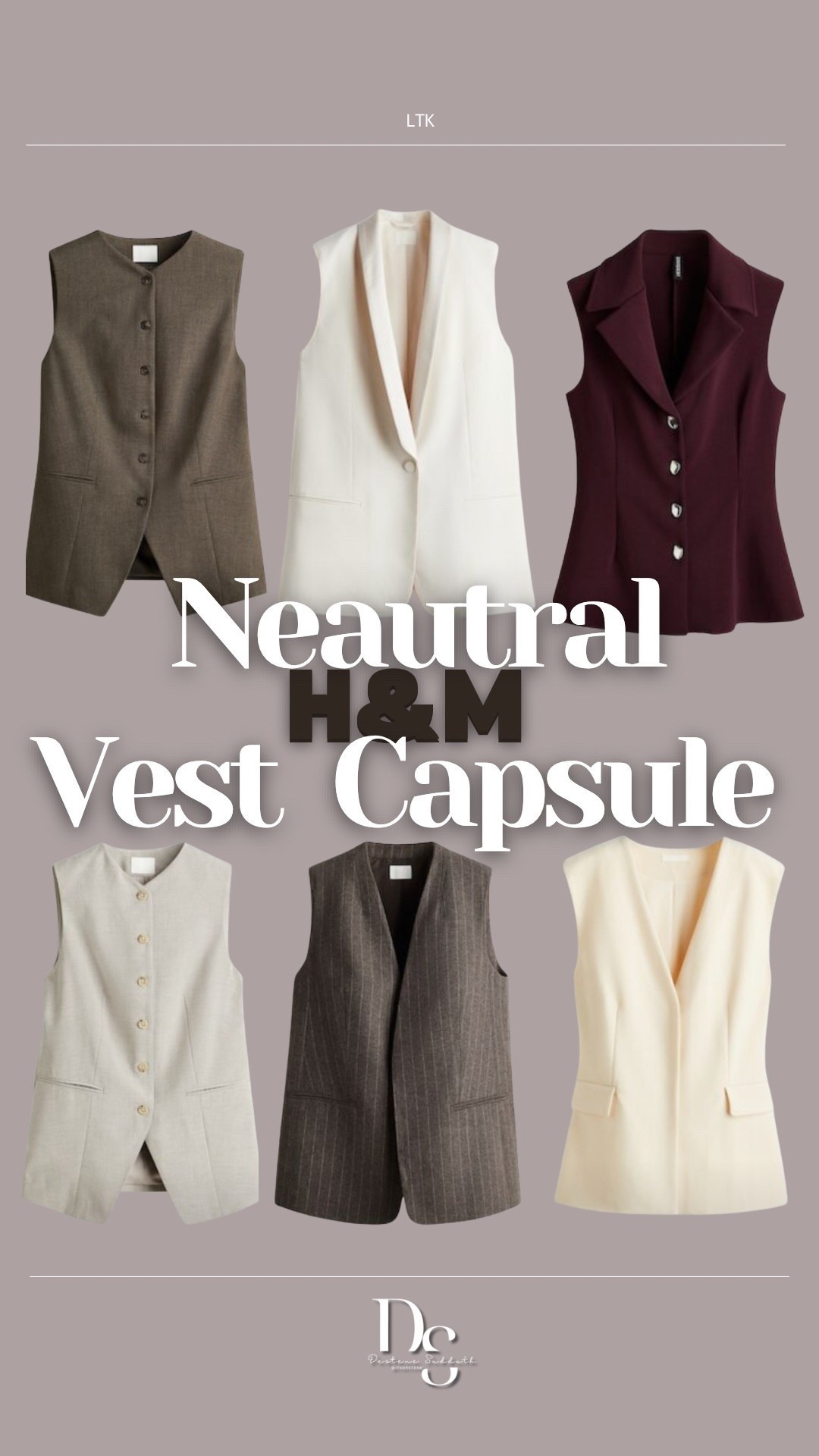 What’s the chicest way to elevate any outfit? Adding tailored vests to the fall capsule! 😃