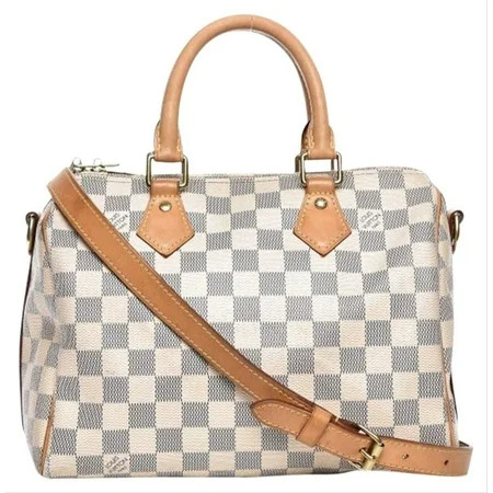 Louis Vuitton Damier Azur Bandouliere Speedy 25 870684 | Walmart (US)
