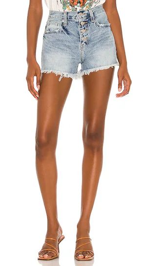 Nova Relaxed High Rise Cut Off Short in Adams | Revolve Clothing (Global)