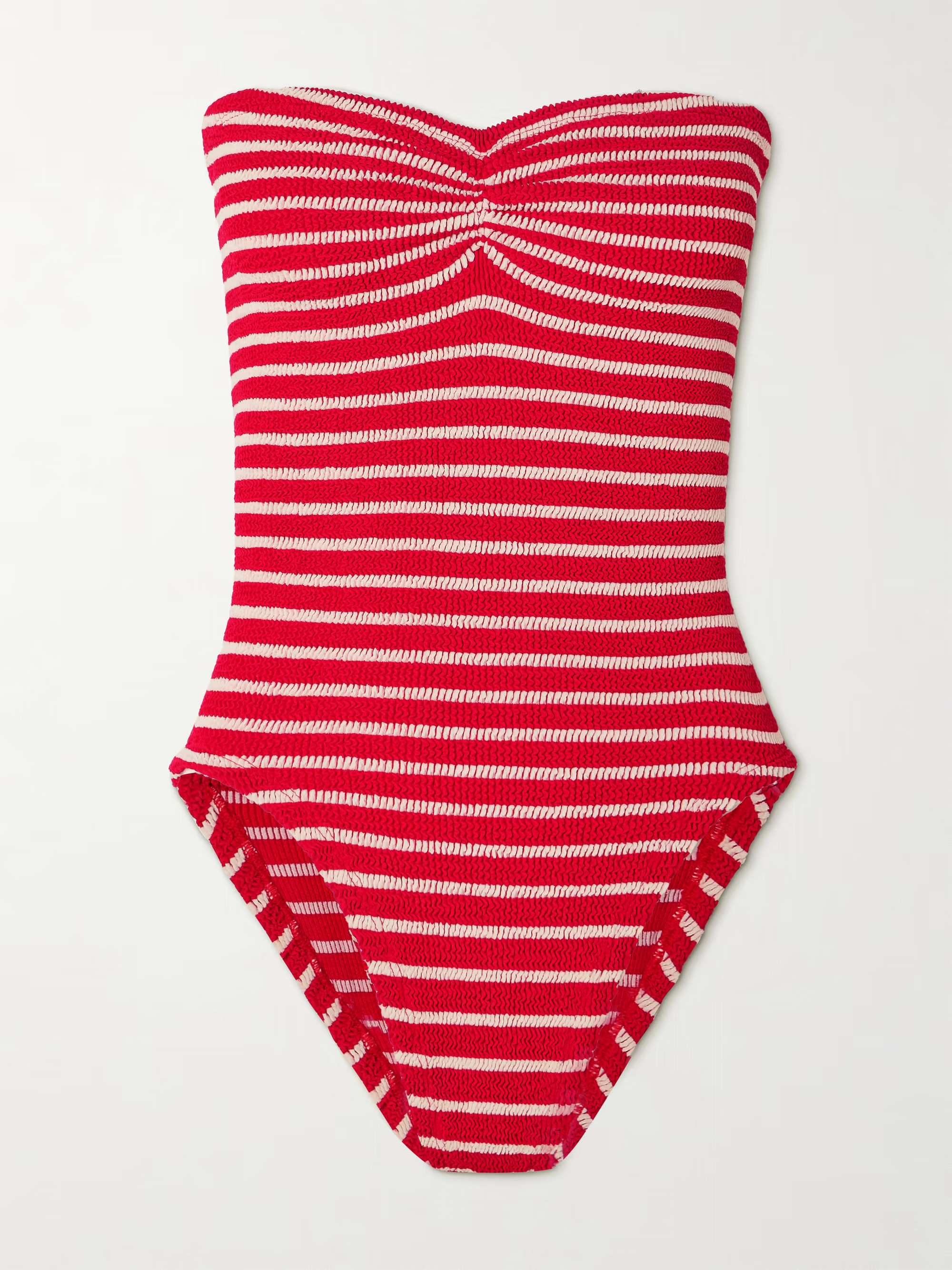 Brooke striped seersucker swimsuit | NET-A-PORTER (US)