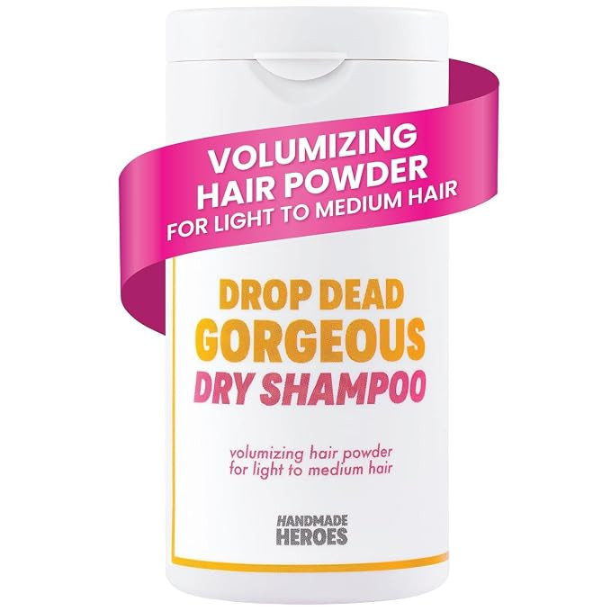 Handmade Heroes Non Aerosol Dry Shampoo Volume Powder | 1.8oz | 100% Natural & Vegan | For Light ... | Amazon (US)